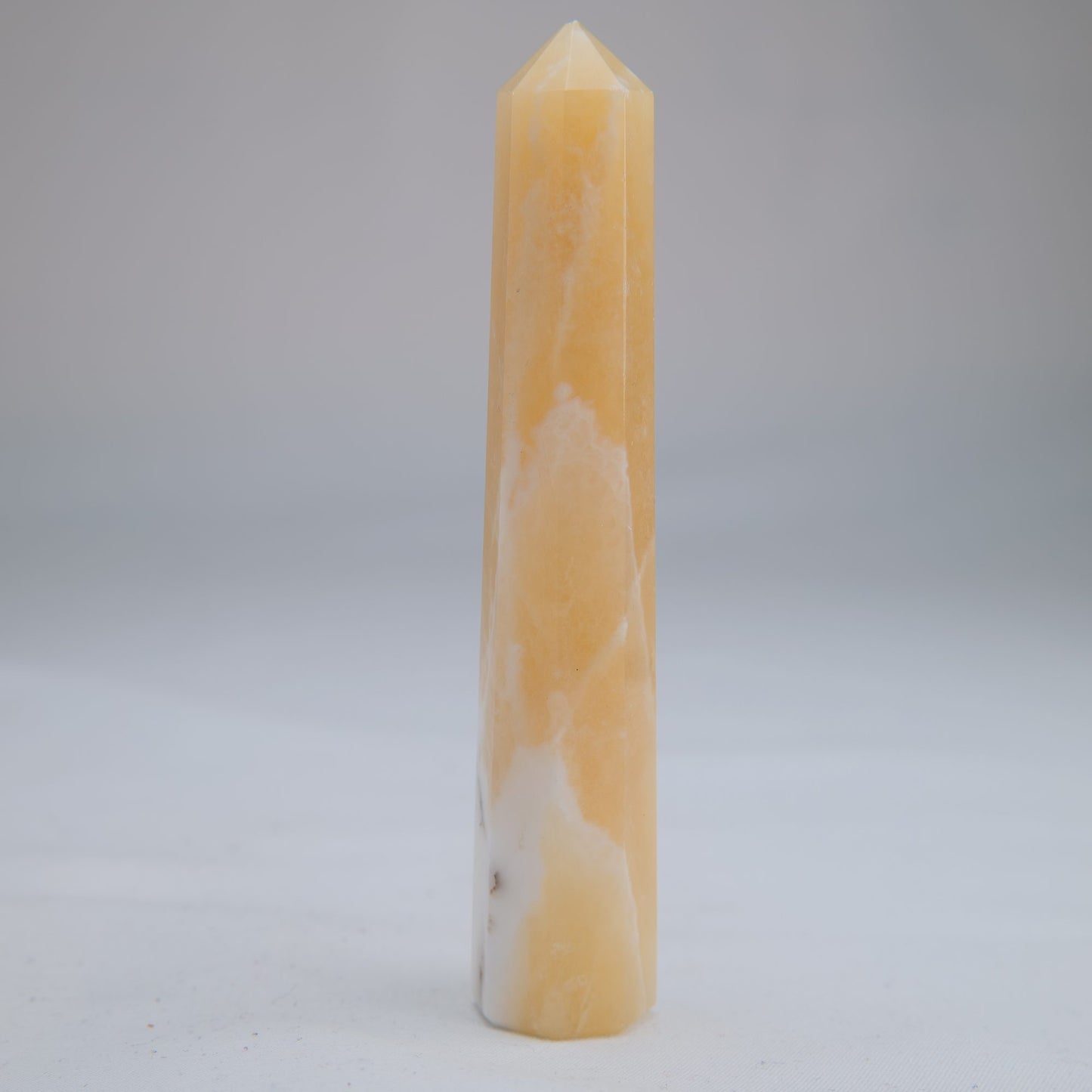 Yellow Banded Calcite Point 71g additional-4