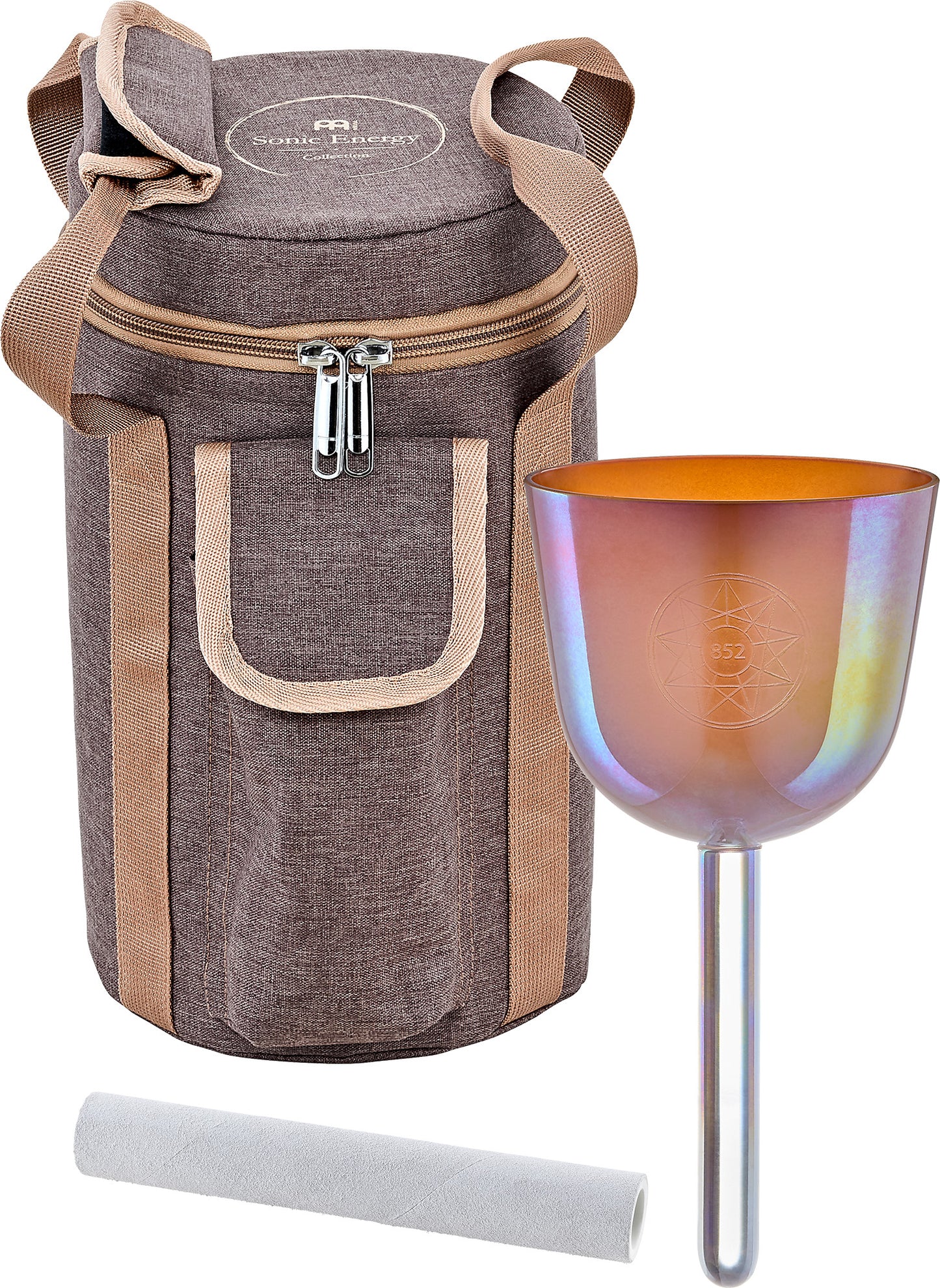 MEINL Sonic Energy 3.75" Essence Solfeggio Crystal Singing Bowl La 852 Hz, Mango Mojito detail view 8 at Luna Panther