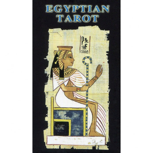 Polished Egyptian Tarot featuring natural patterning and unique variations - Luna Panther