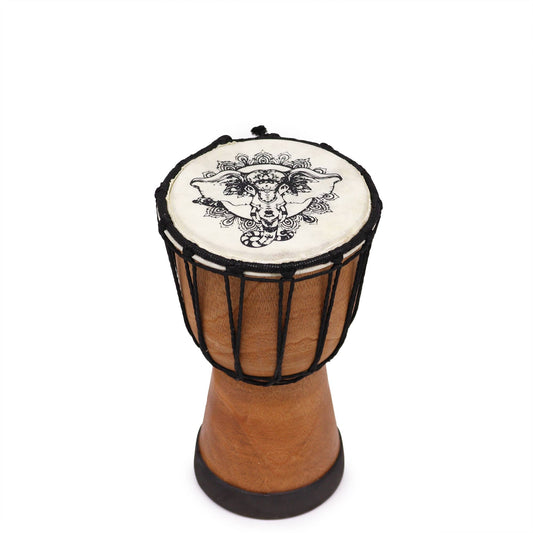 Elephant Wide Top Djembe Drum - 20cm High at Luna Panther