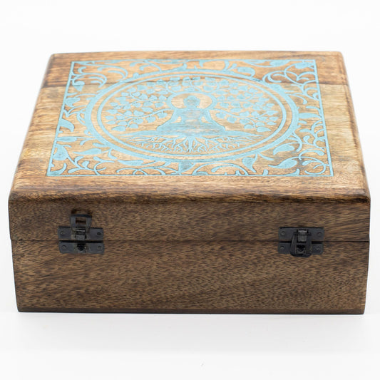 Extra Large Mango Box - Buddha Bodhi Tree - Luna Panther alternate view