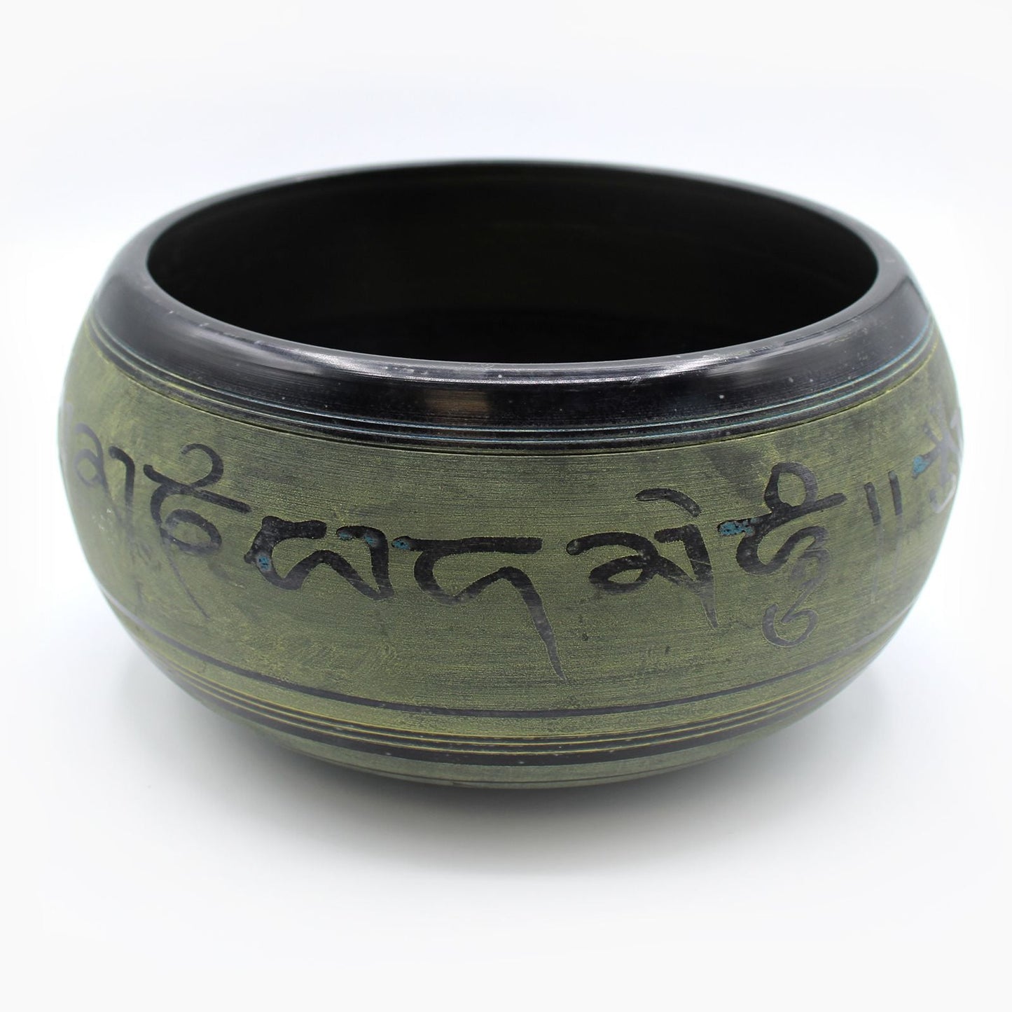Polished Extra Loud - Singing Bowl - Five Buddha featuring natural patterning and unique variations - Luna Panther