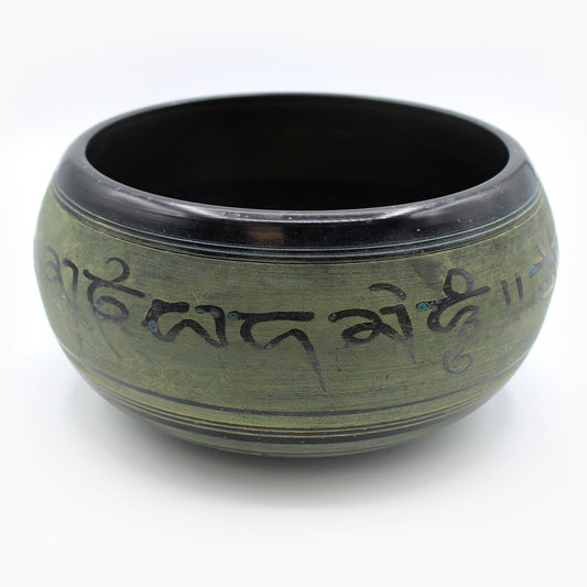 Polished Extra Loud - Singing Bowl - Five Buddha featuring natural patterning and unique variations - Luna Panther