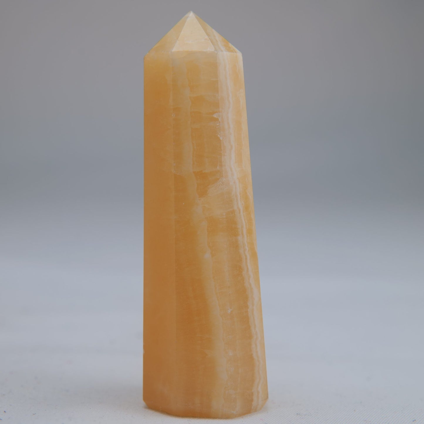 Yellow Banded Calcite Point 65g additional-3