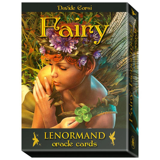 Polished Fairy Lenormand Oracle Cards featuring natural patterning and unique variations - Luna Panther