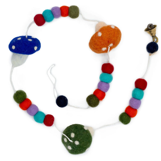 Felt Wall Hanging - Mushrooms (assorted colours) - Luna Panther