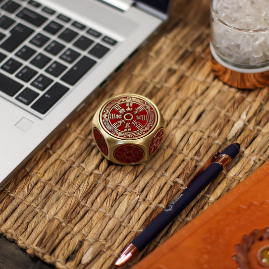 Feng Shui Fortune - Red Calendar & Coin Dice - Auspicious date selector - Luna Panther alternate view