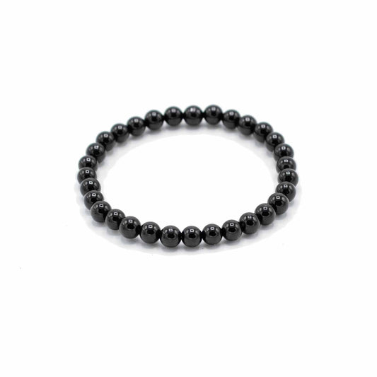 Gemstone Manifestation Bracelet - Black Agate - Protection - Luna Panther