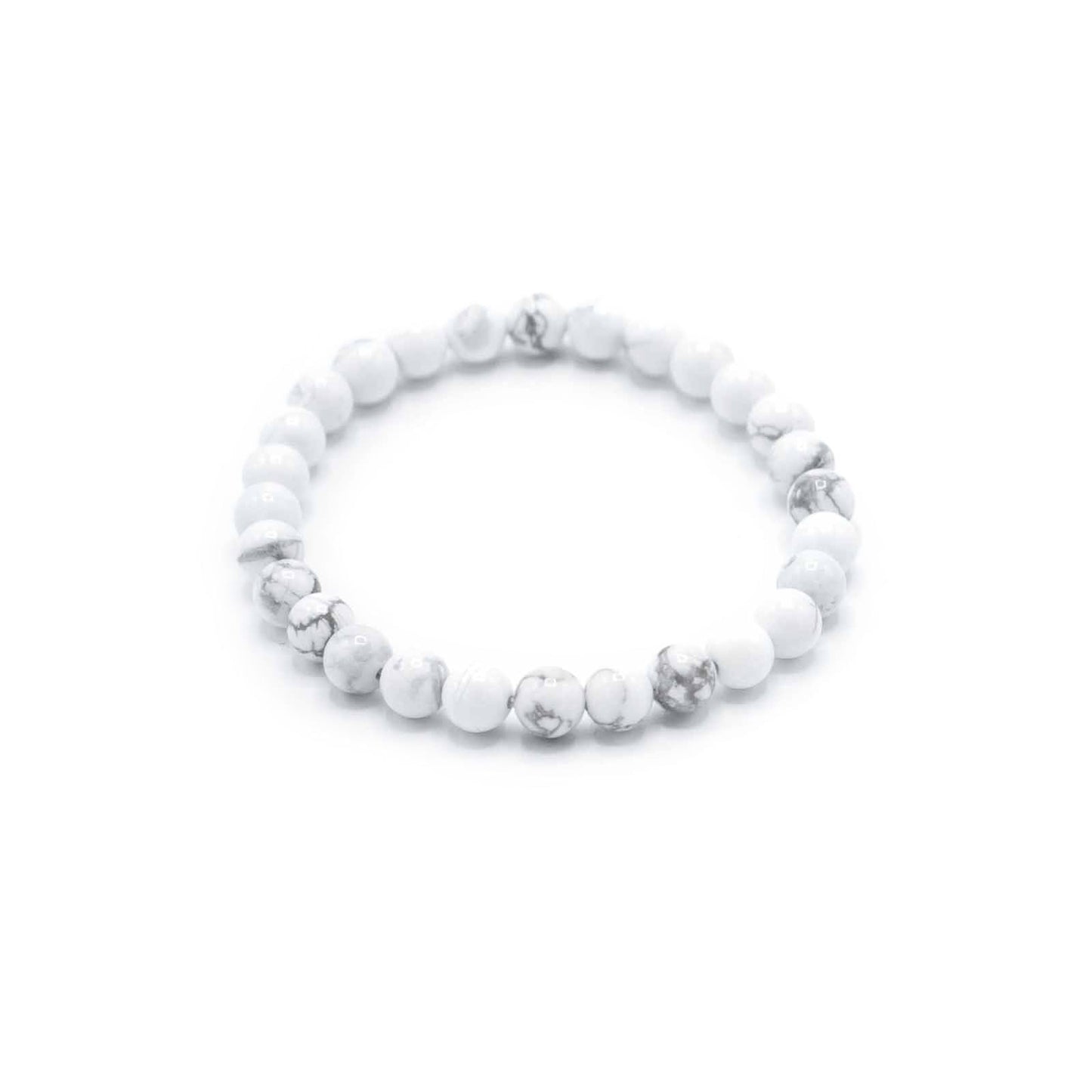 Gemstone Manifestation Bracelet - White Jasper - Peace - Luna Panther