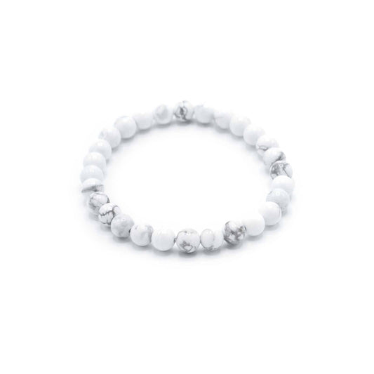 Gemstone Manifestation Bracelet - White Jasper - Peace - Luna Panther alternate view