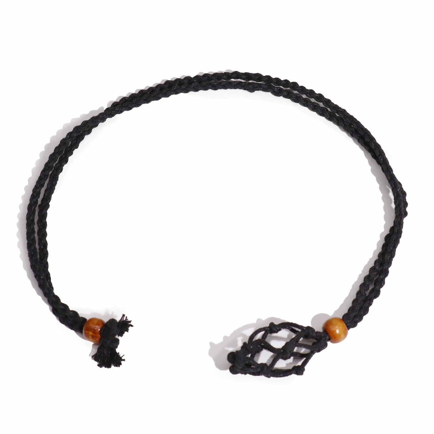 Gemstone Necklace Cord - Black - Luna Panther