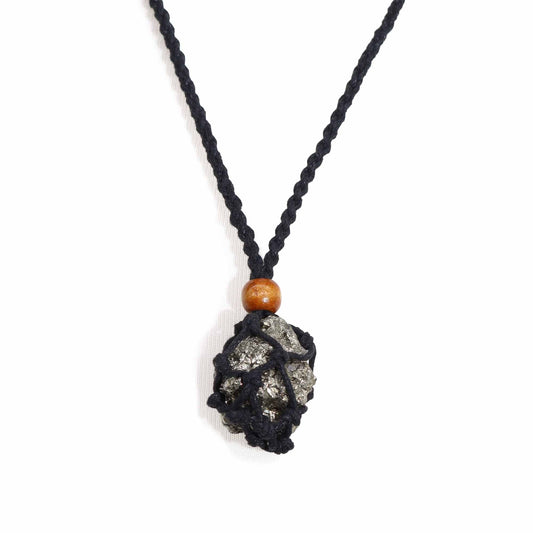 Gemstone Necklace Cord - Black - Luna Panther