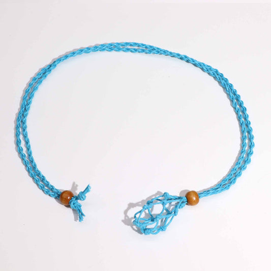 Gemstone Necklace Cord - Blue - Luna Panther alternate view