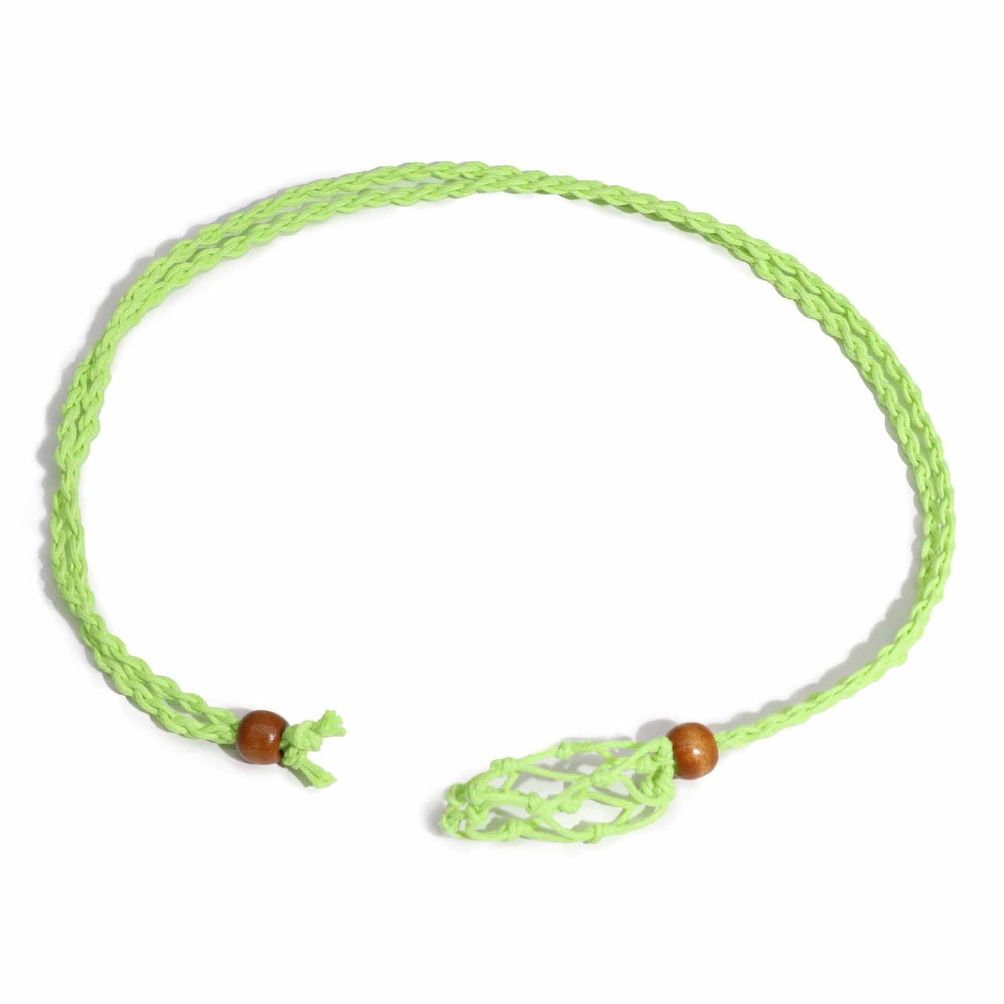 Gemstone Necklace Cord - Green - Luna Panther