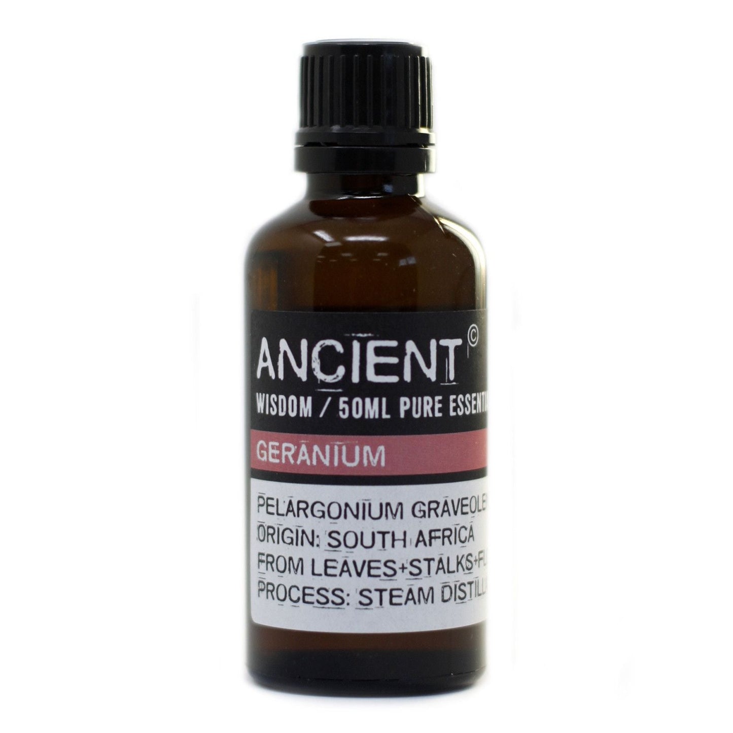 Polished Geranium (Egypt) 50ml featuring natural patterning and unique variations - Luna Panther