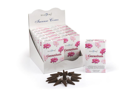 Geranium Incense Cones - Luna Panther