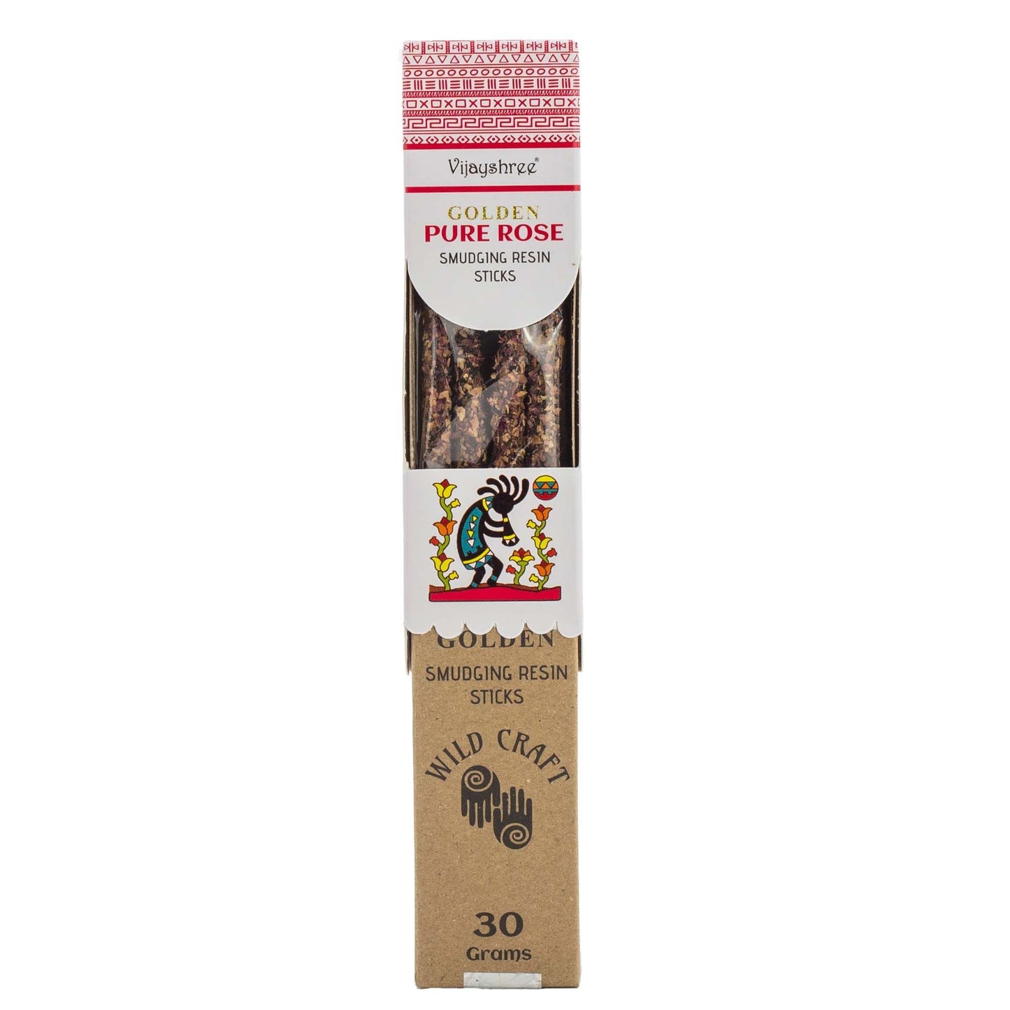 Golden Pure Rose Smudging Resin Sticks - 30g - Luna Panther