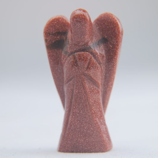 Goldstone Angel Carving 22g 50mm - Luna Panther