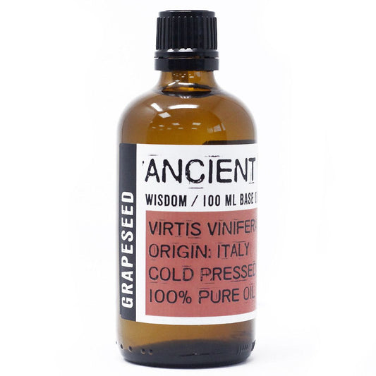 Polished Grapeseed Oil - 100ml featuring natural patterning and unique variations - Luna Panther