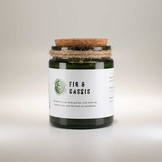 Greenman Woodwick Soy Candle - Fig & Cassis - Luna Panther alternate view