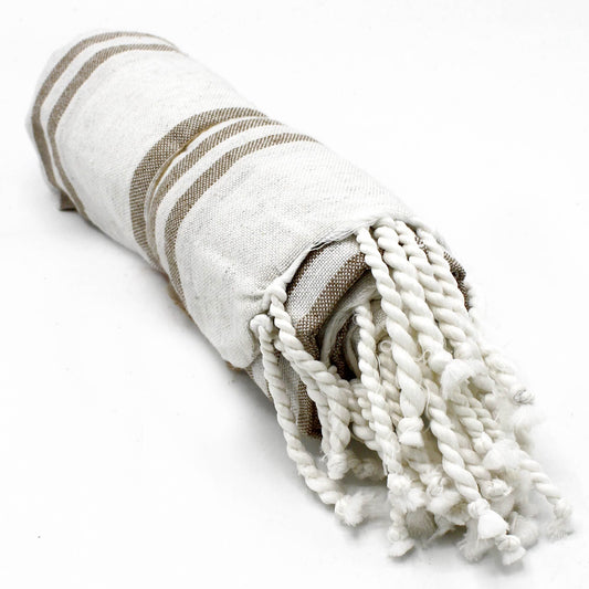 Hammam Spa Towel - Sand - 90x170cm - Luna Panther alternate view
