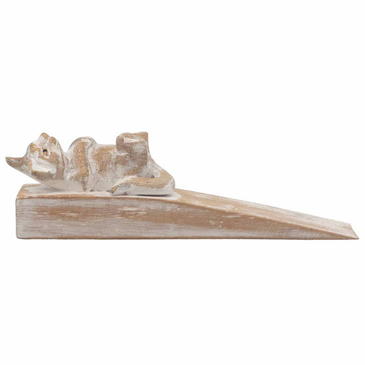 Hand carved Doorstop - Kitten - Luna Panther