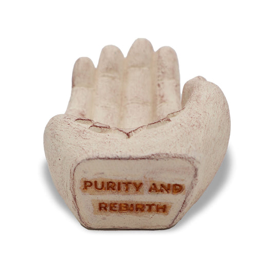 Hand Incense Burner - Lotus (white) - Luna Panther