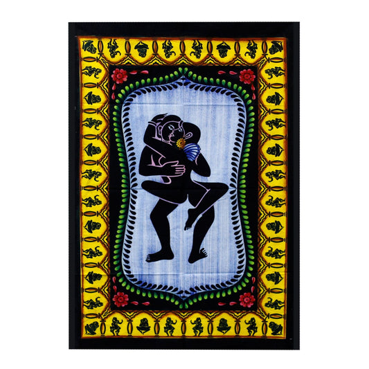 Handbrushed Cotton Wall Art - Kamasutra - Luna Panther