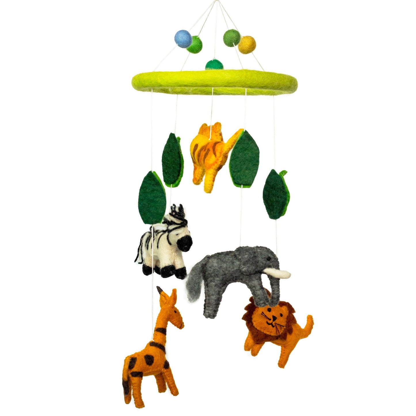 Handmade Felt Mobile - Safari - Luna Panther