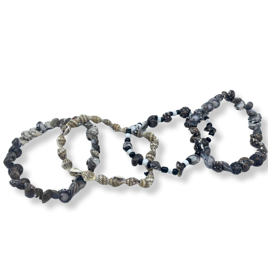 Handmade Friendship Bracelets - Tiny Besti Beach Shells (asst) - Luna Panther alternate view