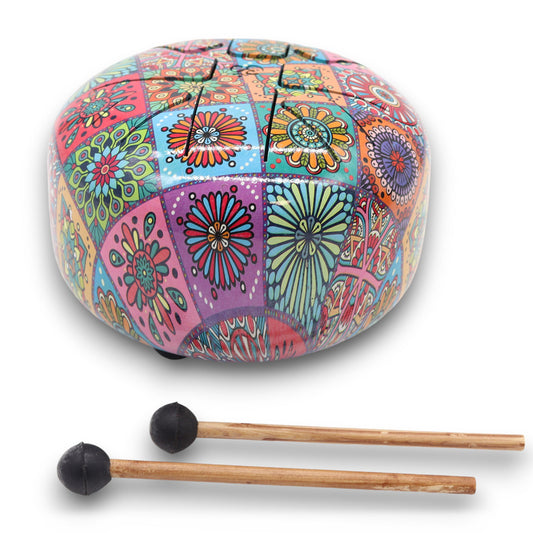 Hapi Drum - 8-Tone Multi-Coloured - 17x13cm at Luna Panther