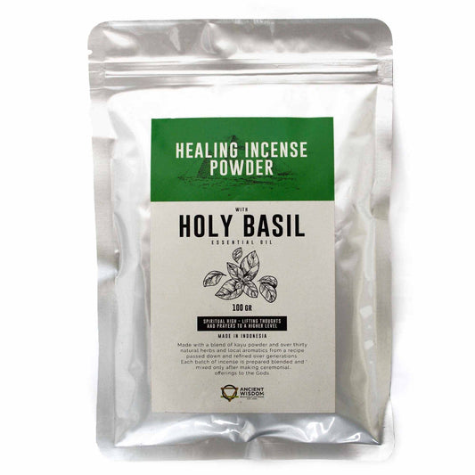 Healing Incense Powder - Holy Basil 100gm - Luna Panther