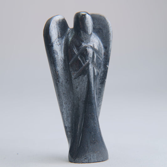 Hematite Crystal Angel 90g 78mm - Luna Panther alternate view