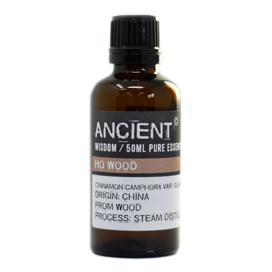 Polished Ho Wood 50ml featuring natural patterning and unique variations - Luna Panther