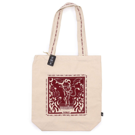 Polished Hop Hare Tote Bag - I am Rare featuring natural patterning and unique variations - Luna Panther