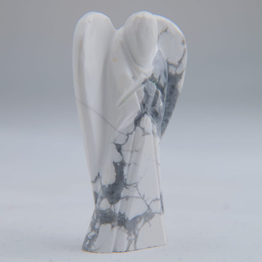 Howlite Angel Carving 27g 52mm - Luna Panther alternate view
