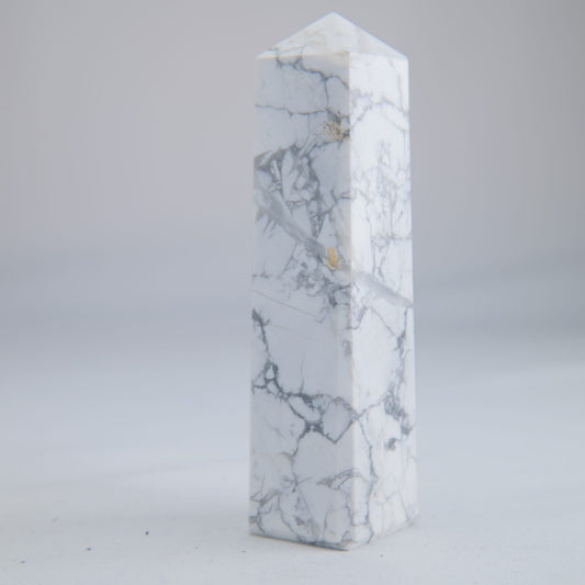 Howlite Crystal Tower 161g - Luna Panther alternate view
