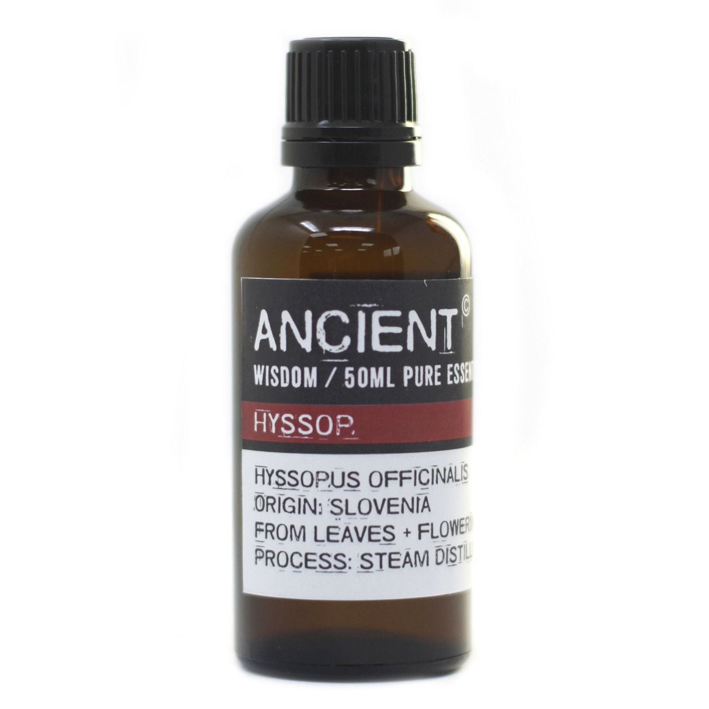 Polished Hyssop 50ml featuring natural patterning and unique variations - Luna Panther