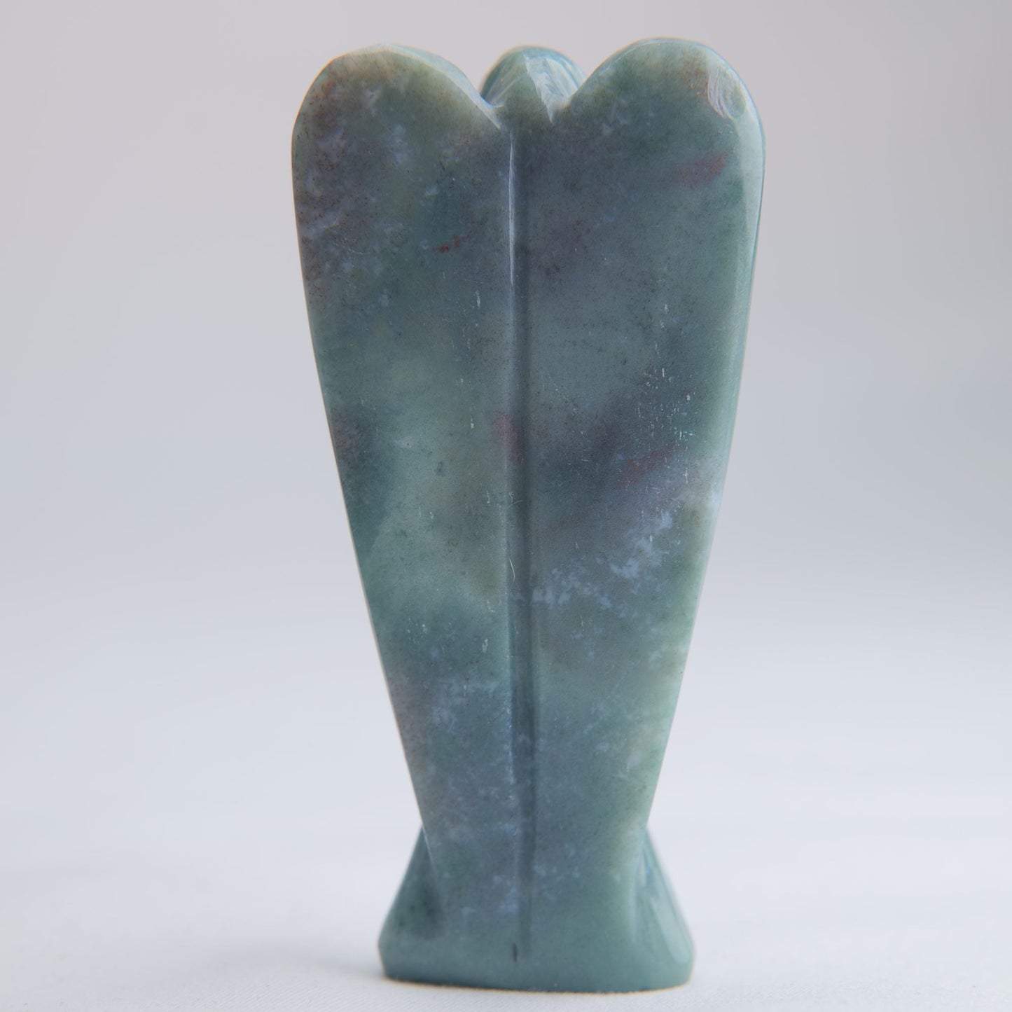 Indian Agate Angel Carving 56g 80mm - Luna Panther
