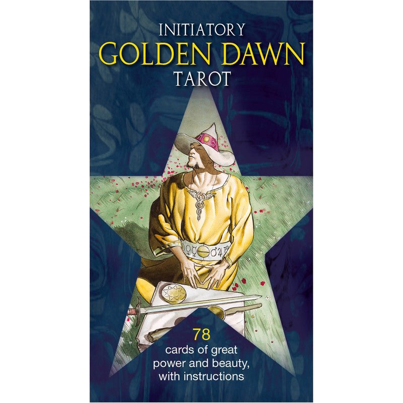 Polished Initiatory Golden Dawn Tarot Cards featuring natural patterning and unique variations - Luna Panther