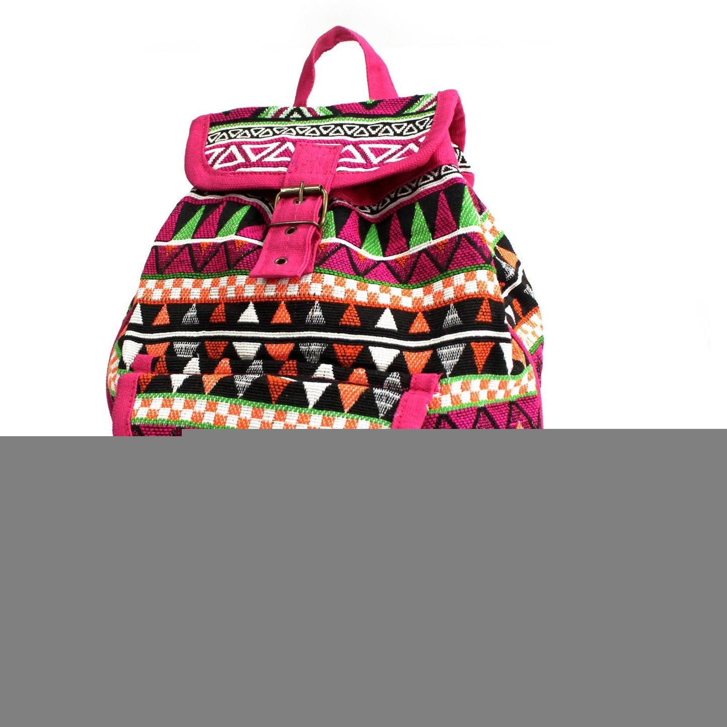 Polished Jacquard Bag - Pink Backpack featuring natural patterning and unique variations - Luna Panther