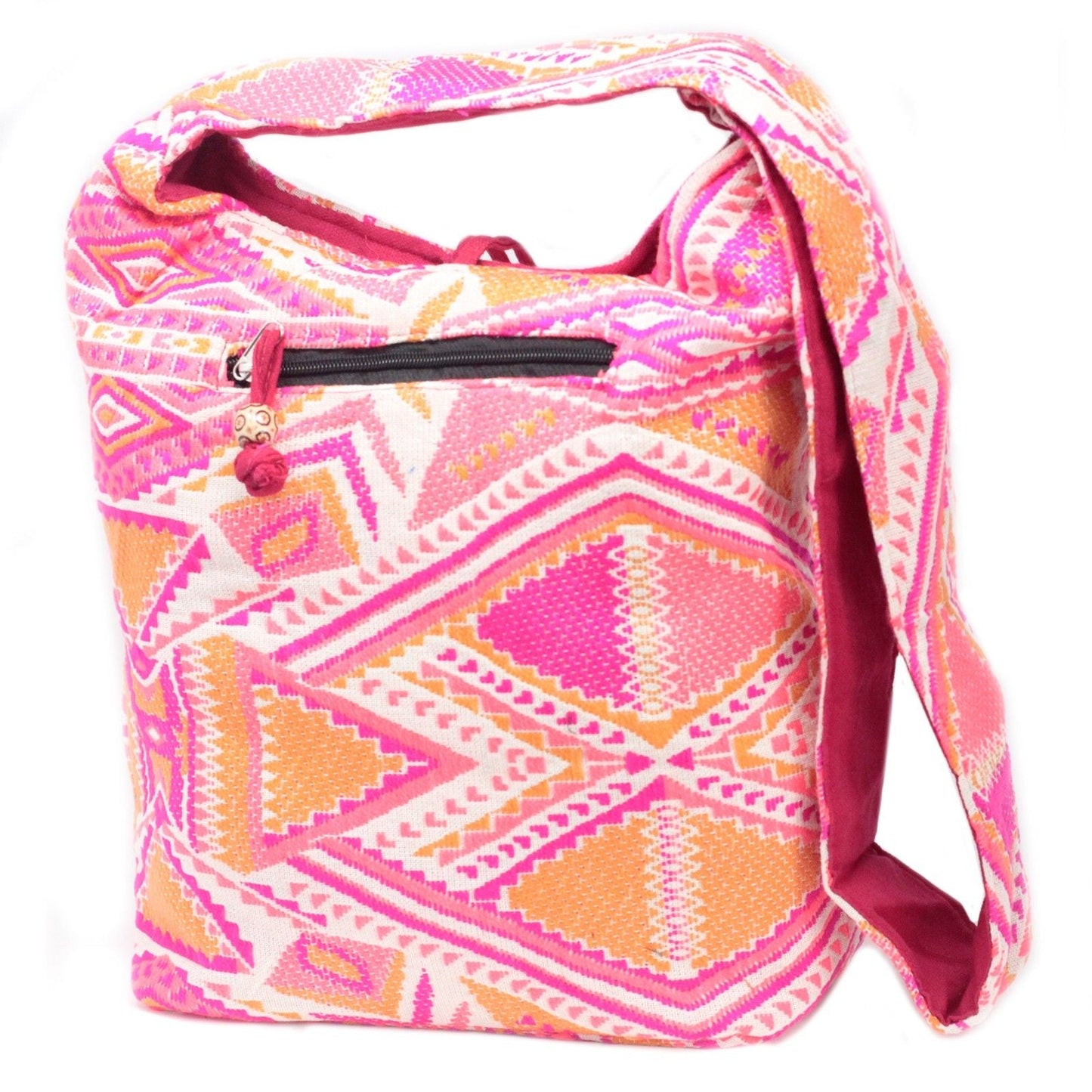 Polished Kathmandu Big Bag - Sunset featuring natural patterning and unique variations - Luna Panther