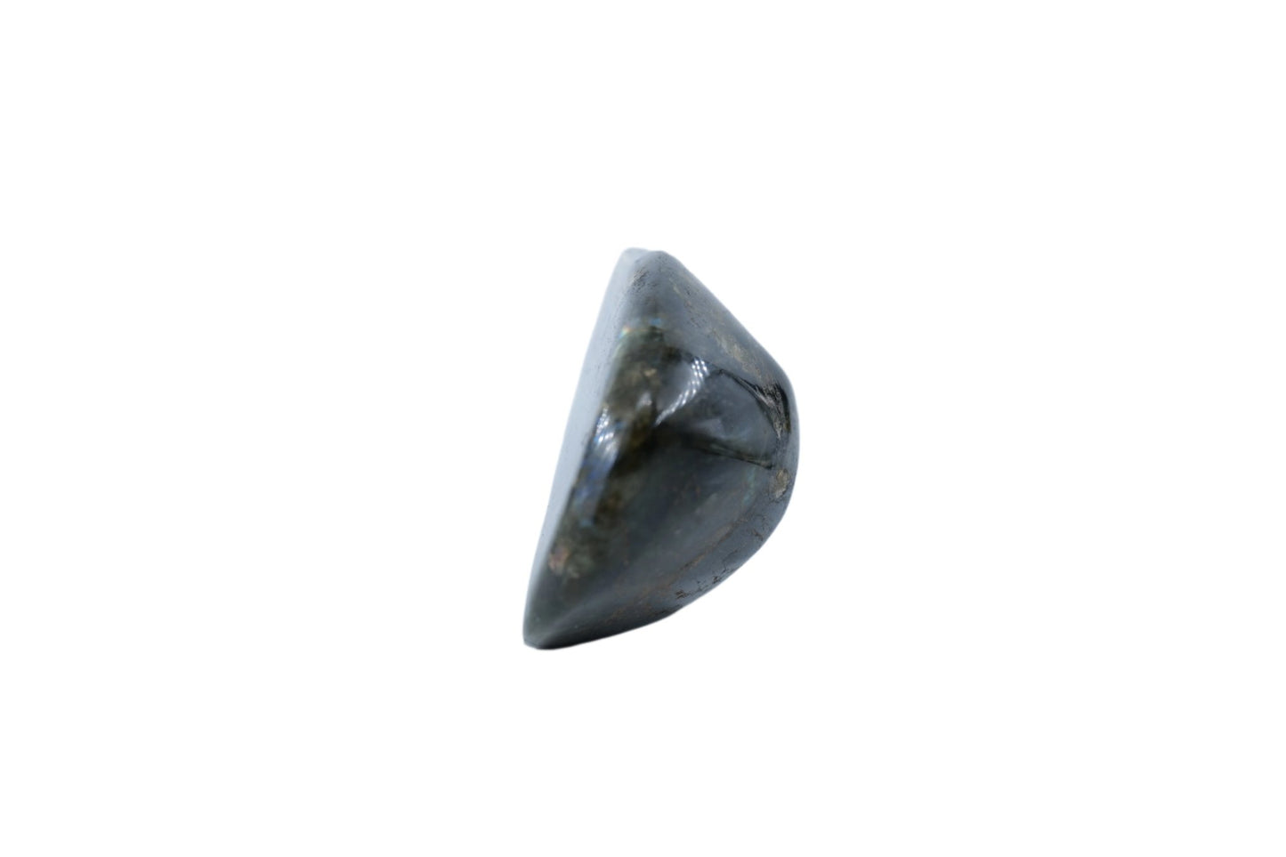 Polished Labradorite Freeform 1295G featuring blue flash and iridescent shimmer - Luna Panther