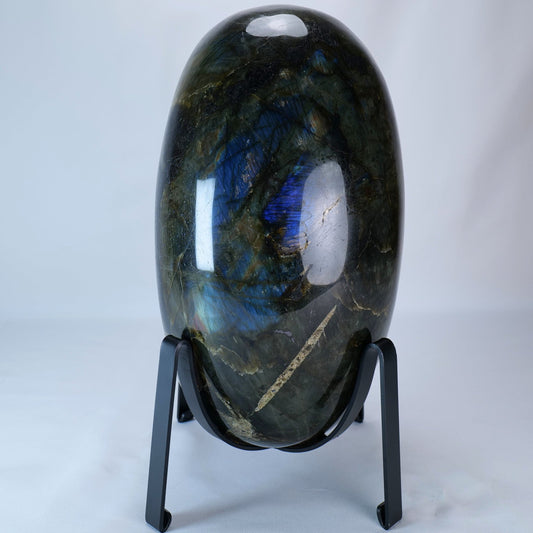 Labradorite Lingam 15.6kg – Collector’s Statement Piece - Luna Panther alternate view