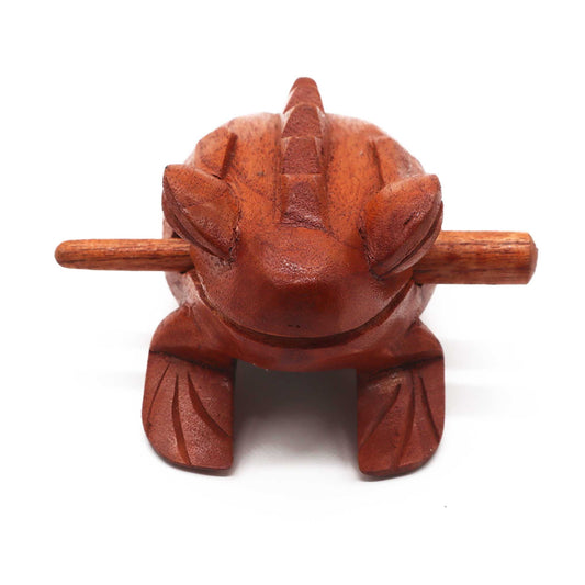 Large Croaking Wooden Frog - Luna Panther alternate view