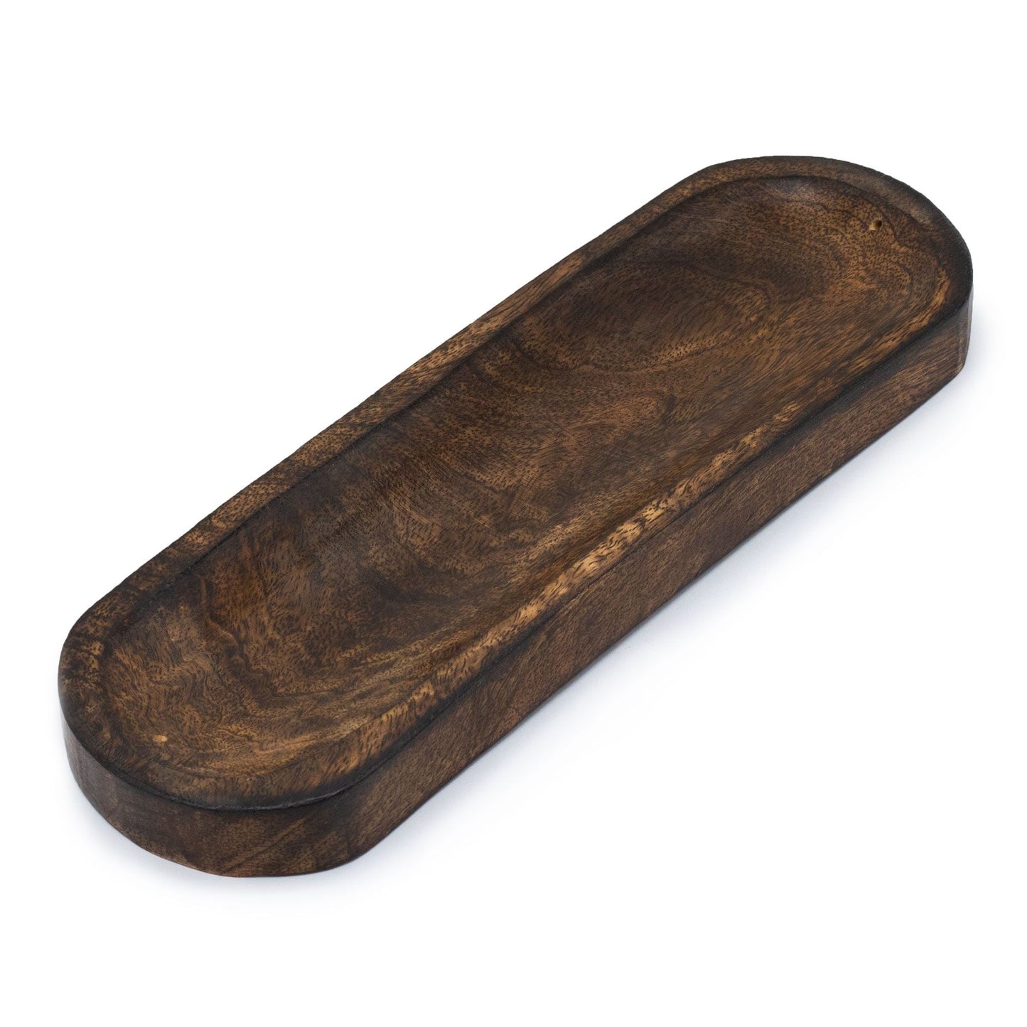 Large Incense Tray 30x10cm - Classic Mango Wood - Luna Panther