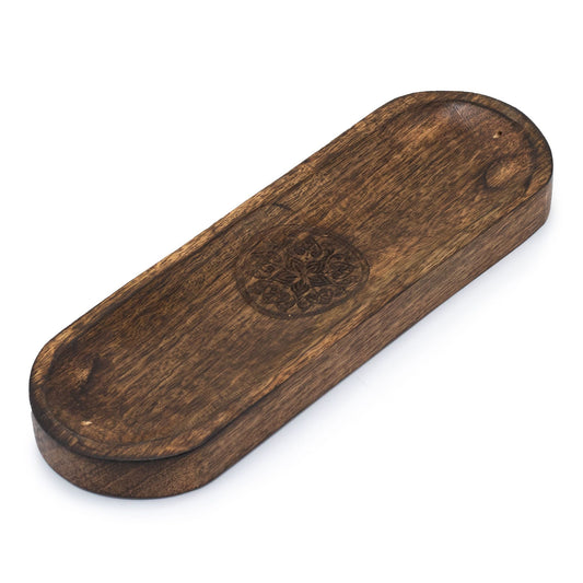 Large Incense Tray 30x10cm - Mandala - Luna Panther alternate view