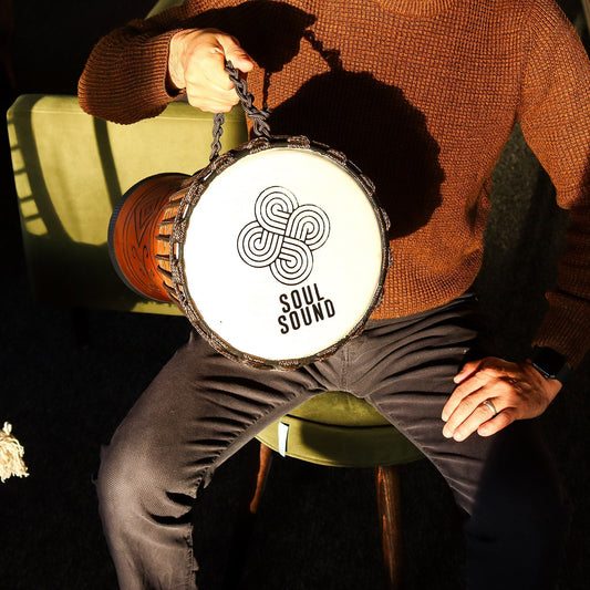 Large Pro Djembe Drum - Soul Sound - 50cm (22cm Diameter) at Luna Panther