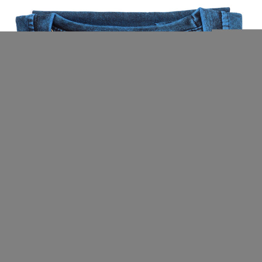 Polished Large Stone Washed T-Shirt - Chakra - Blue featuring natural patterning and unique variations - Luna Panther