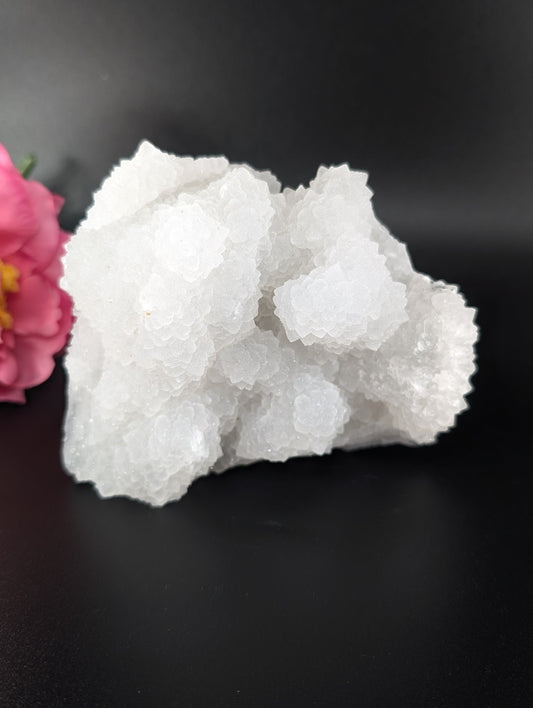 Natural Large Sugar Quartz Cluster 485g featuring natural patterning and unique variations - Luna Panther